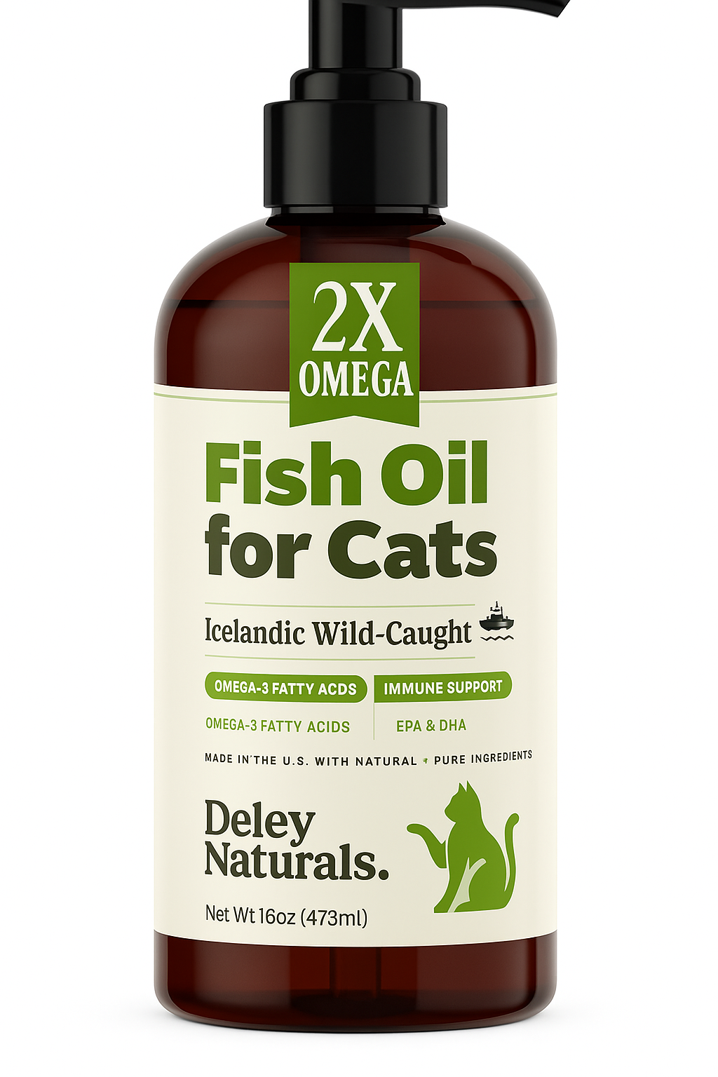 Wild-Caught Fish Oil for Cats