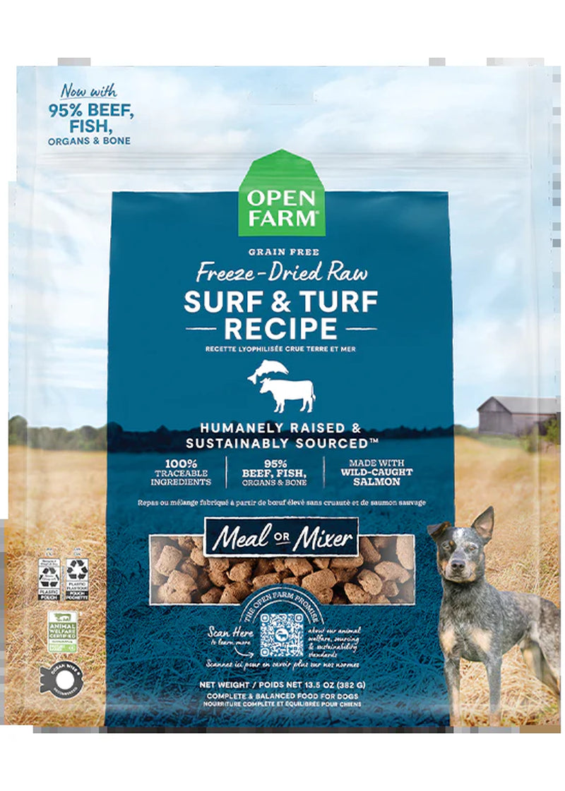 Surf & Turf Freeze Dried Raw Morsels for Dogs