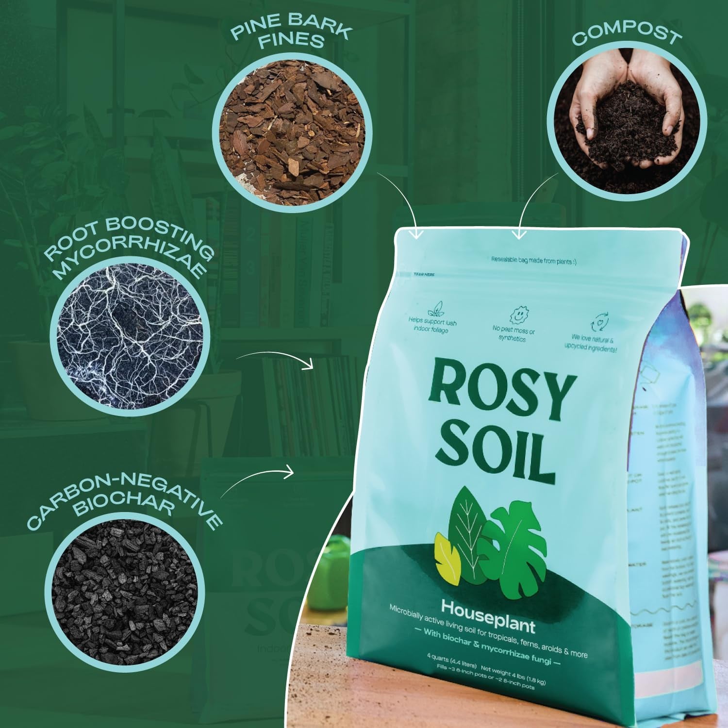Rosy Soil – Living Companion Mix