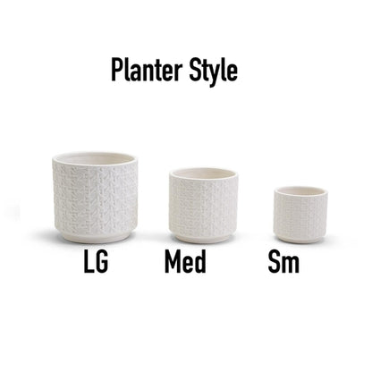 The Woven Stillness Planters